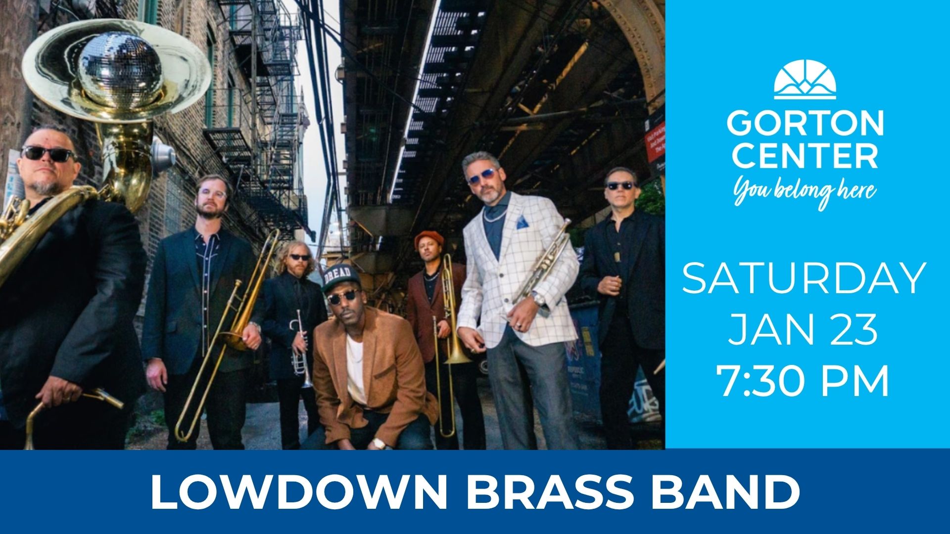 LowDown Brass Band at Gorton Center
